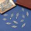 30Pcs Tibetan Style Alloy Connector Charms TIBE-FS0003-32-5