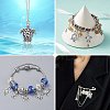 90Pcs 9 Styles Tibetan Style Zinc Alloy Charms TIBEP-CJ0002-02-7