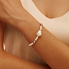 Shell Pearl Beaded Bracelets BJEW-L692-007G-3