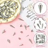 80Pcs 8 Styles Stainless Steel Pendants STAS-CJ0002-85-3