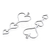 Non-Tarnish 201 Stainless Steel Pendants STAS-N090-LA967-1-2