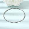 2MM 304 Stainless Steel Bangles for Women SA-CBA37BC-23A-P-2