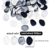 Polyester Artificial Rose Flower Petals AJEW-WH20067-107K-2