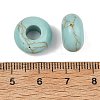 Synthetic Synthetic Turquoise European Beads GG-CBA02C4-06A-3