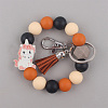 10Pcs 5 Colors  Unicorn Food Grade Eco-Friendly Silicone Beads SIL-DR0001-01-6