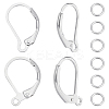 40Pcs 2 Styles Brass Leverback Earring Findings DIY-CN0002-85S-1
