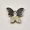 Alloy Black Enamel Pendants FIND-TAC0011-124B-1