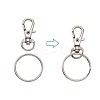 Alloy Swivel Lobster Claw Clasps FIND-TA0001-01P-5