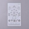 (Clearance Sale)Plastic Drawing Stencil DIY-WH0155-02-1