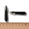 Natural Obsidian Pointed Big Pendants G-Z055-01P-25-3