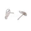 Non-Tarnish 304 Stainless Steel Stud Earring Findings LS-X-STAS-P307-16P-2