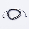 Adjustable Nylon Cord Braided Bead Bracelets BJEW-F308-50-1