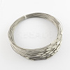 Stainless Steel Wire Necklace Cord DIY Jewelry Making X-TWIR-R003-23-1