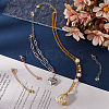 12Pcs 3 Colors Long-Lasting Plated Brass Curb Chain Extender KK-CN0003-14-4