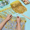 Polyester Tassel Lace Ribbon OCOR-WH0070-175E-3