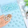 120Pcs Transparent Acrylic Beads TACR-SP0001-11C-3