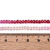 Transparent Gradient Color Glass Beads Strand GLAA-TAC0022-05O-01-5
