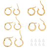 201 Stainless Steel Hoop Earrings EJEW-UN0001-30-1