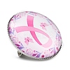Breast Cancer Awareness Ribbon Glass Brooches LS-JEWB-L019-01F-2