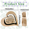 DIY Unfinished Wood Heart Cutouts WOOD-WH0035-004-2