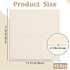 12Pcs Square Self-adhesion Polyester Carpet Tape DIY-CN0003-45A-2
