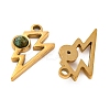 Natural Mixed Stone Pendants STAS-Z100-08G-2