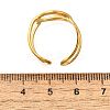 304 Stainless Steel Hollow Oval Open Cuff Rings LS-RJEW-M072-03G-3