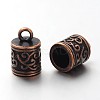 Tibetan Style Cord Ends LS-TIBEP-LF10887YKG-R-LF-1