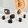 304 Stainless Steel Ear Plugs Gauges WGD6A2D-03-1