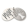 304 Stainless Steel Enamel Pendants STAS-Z126-09P-1