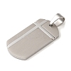 Non-Tarnish 304 Stainless Steel Pendants STAS-C105-06P-2