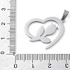 304 Stainless Steel Pendants STAS-I327-03P-3