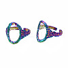 Open Oval Cuff Rings RJEW-N038-001-1