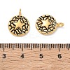 304 Stainless Steel Enamel Pendants STAS-Q119-11G-04-3