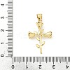 Brass Micro Pave Cubic Zirconia Pendants KK-Z120-54G-05-3
