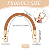 PU Imitation Leather Braided Bag Handles DIY-WH0366-41B-2