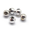 Anti-Tarnish Rhodium Plated 925 Sterling Silver Beads STER-I016-106A-P-1