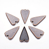 Tibetan Style Alloy Big Pendant Cabochon Settings LS-X-RLF11251Y-NF-1