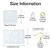 DIY Butterfly Charm Pendant Silicone Molds for DIY Earring Making DIY-YW0009-43-2
