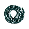Electroplate Glass Beads Strands EGLA-A044-P2mm-A09-3