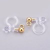 303 Stainless Steel Clip On Earring Findings LS-STAS-P207-02G-2