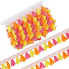 5.47 Yards Ethnic Style Polyester Fringe Lace Trims SRIB-CY0001-32A-1