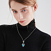 2Pcs 304 Stainless Steel Macrame Pouch Necklace Making for Gemstone Nuggets NJEW-BBC0001-23-5