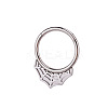 316L Stainless Steel Micro Pave Cubic Zirconia Hoop Nose Rings WG5D603-23-2