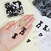 72Pcs 6 Styles Polyester Garment Hook and Eye FIND-DC0005-57-3
