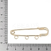 Rack Plating Iron Brooch Findings FIND-D036-03KCG-01-3