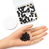 76Pcs Natural Lava Rock Round Beads for DIY Bracelet Making DIY-FS0002-01-5
