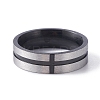 201 Stainless Steel Plain Band Rings RJEW-TAC0002-006B-BP-2