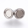 304 Stainless Steel Magnetic Clasps X-STAS-K006-6mm-04C-3