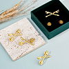 2 Pairs Army Cavalry Swords Zinc Alloy Brooches AJEW-FH0006-46-4